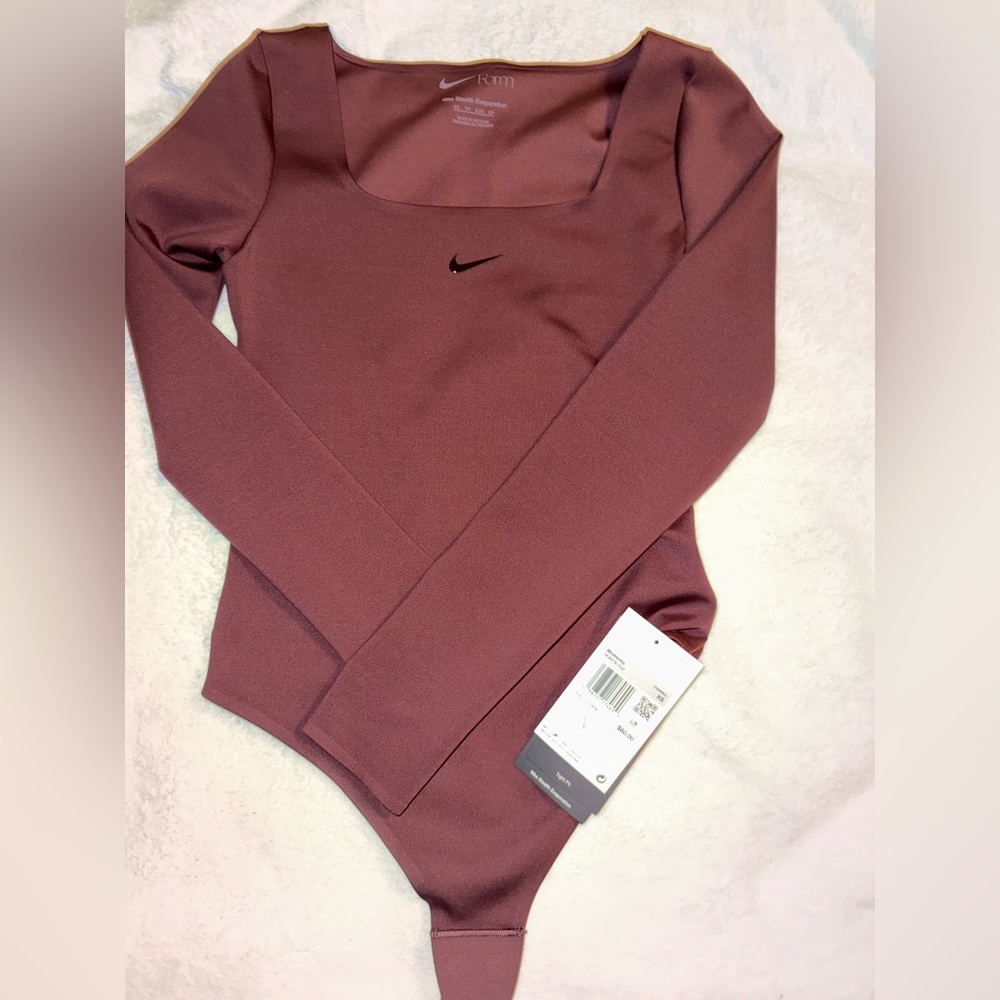 Nike Women's Long Sleeve Top - Dusty Rose